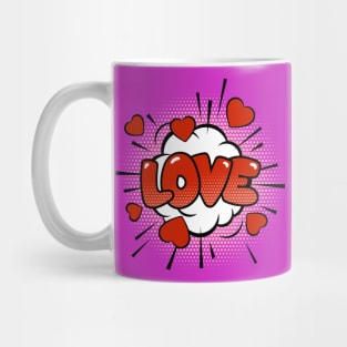 Love Speech Bubble Mug
